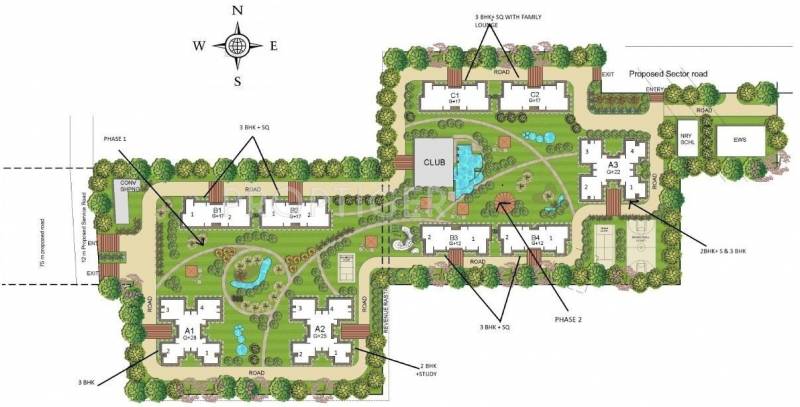 Images for Site Plan of Assotech Breeze