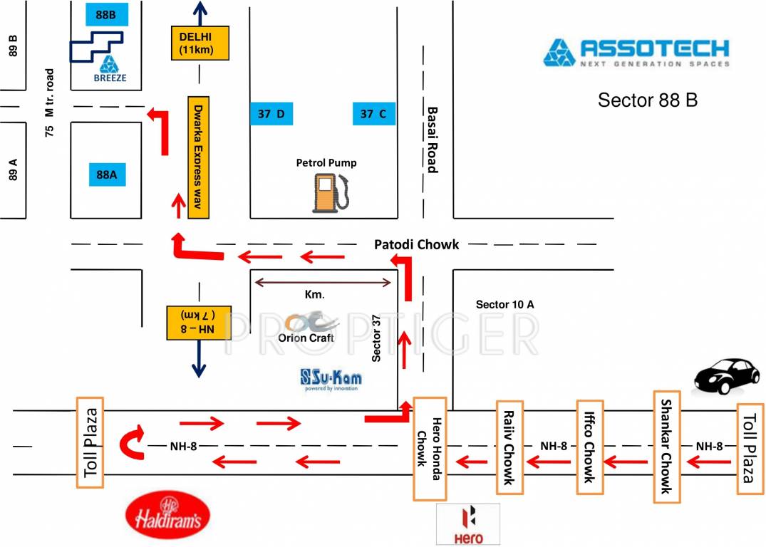 Images for Location Plan of Assotech Breeze