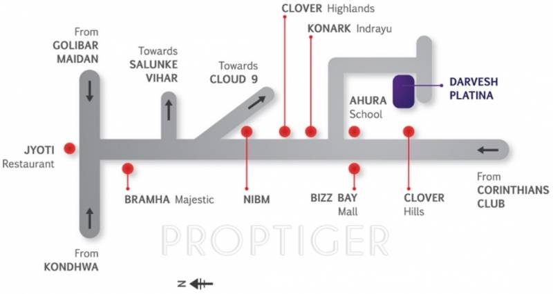  platina Images for Location Plan of Darvesh Platina