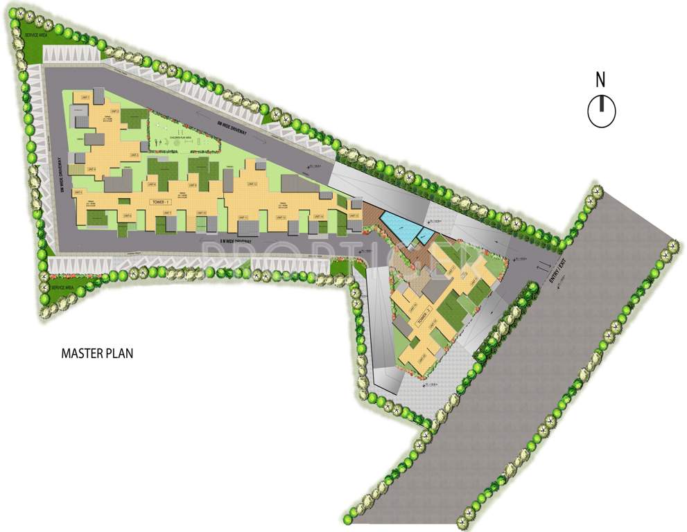  greens Images for Master Plan of Mahaveer Greens