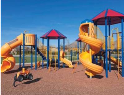 Children's play area greens Children's play area