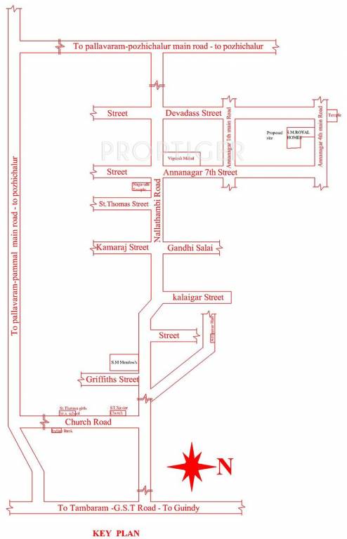 Images for Location Plan of SM Builders Promoters Royal Homes