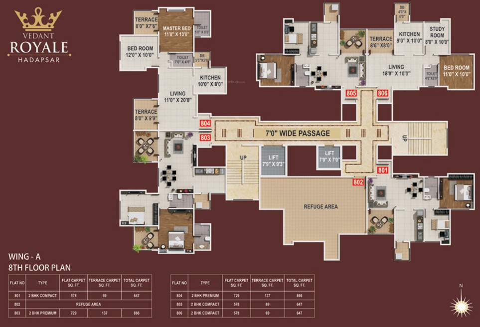  royale Images for Cluster Plan of ARV Royale