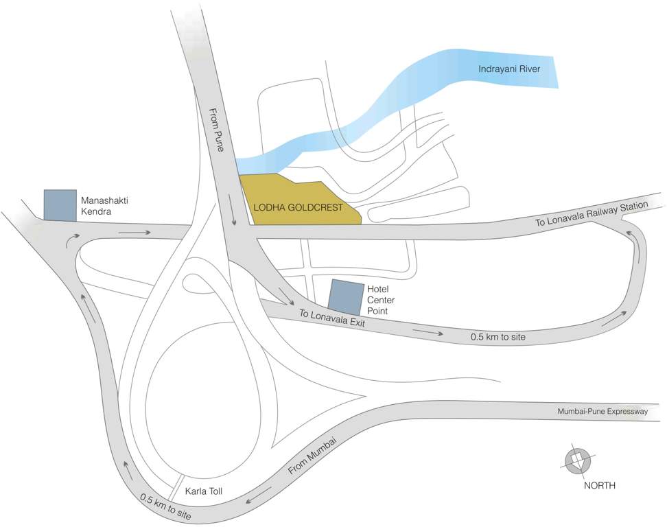 goldcrest Images for Location Plan of Lodha Goldcrest