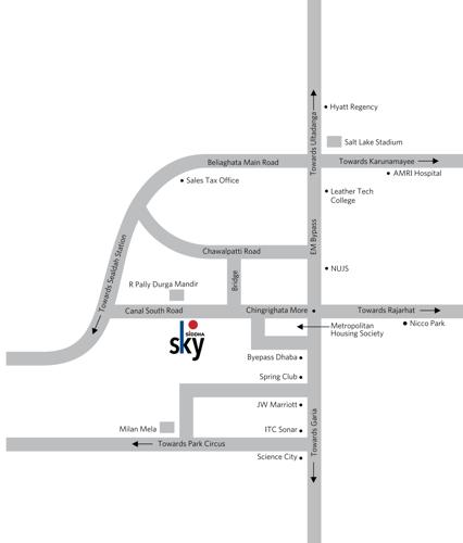  sky Images for Location Plan of Siddha Sky