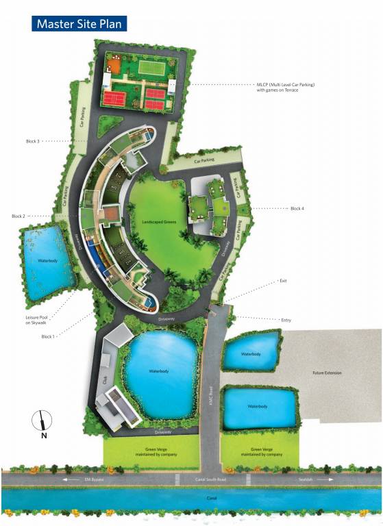  sky Images for Master Plan of Siddha Sky