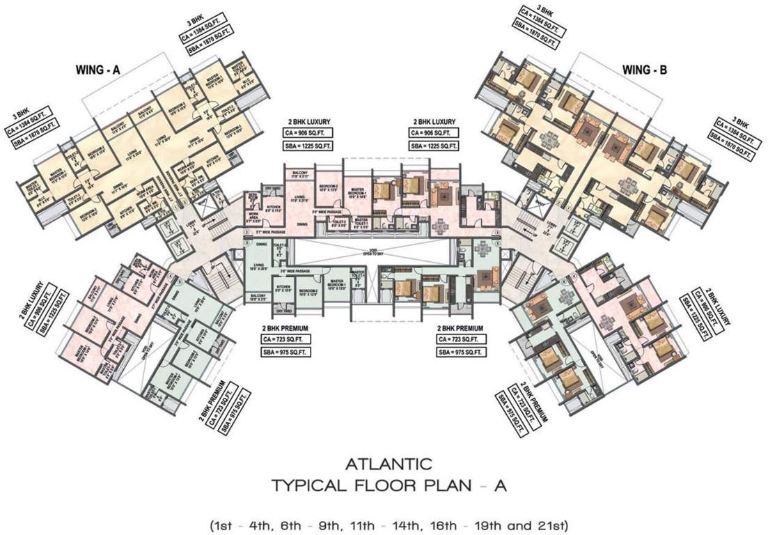 Images for Cluster Plan of Raheja Waterfront