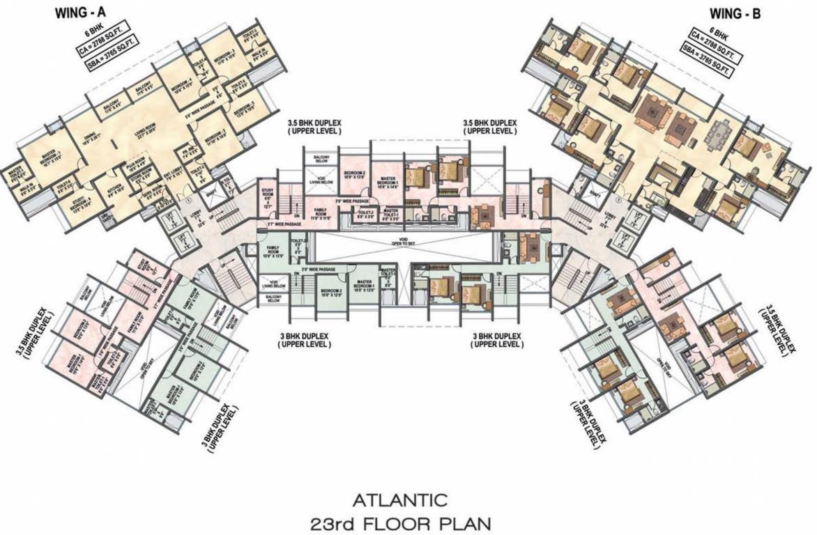 Images for Cluster Plan of Raheja Waterfront