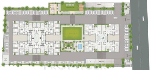  insignia Images for Cluster Plan of Satyam Insignia