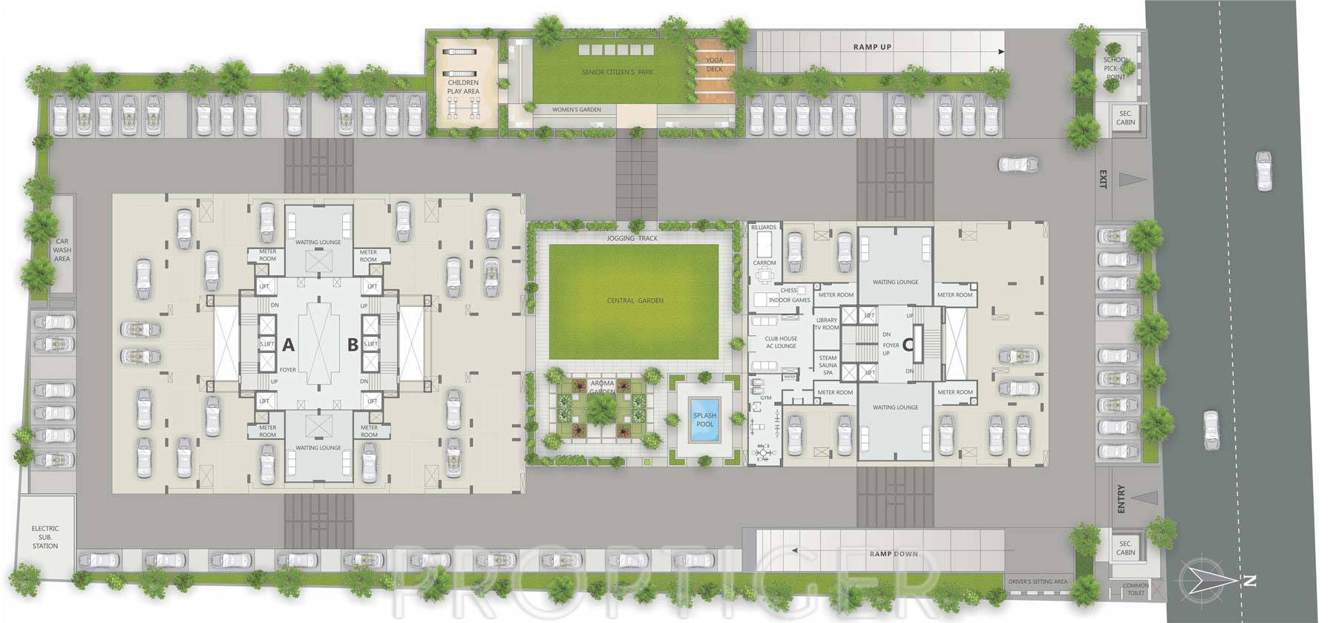  insignia Images for Cluster Plan of Satyam Insignia
