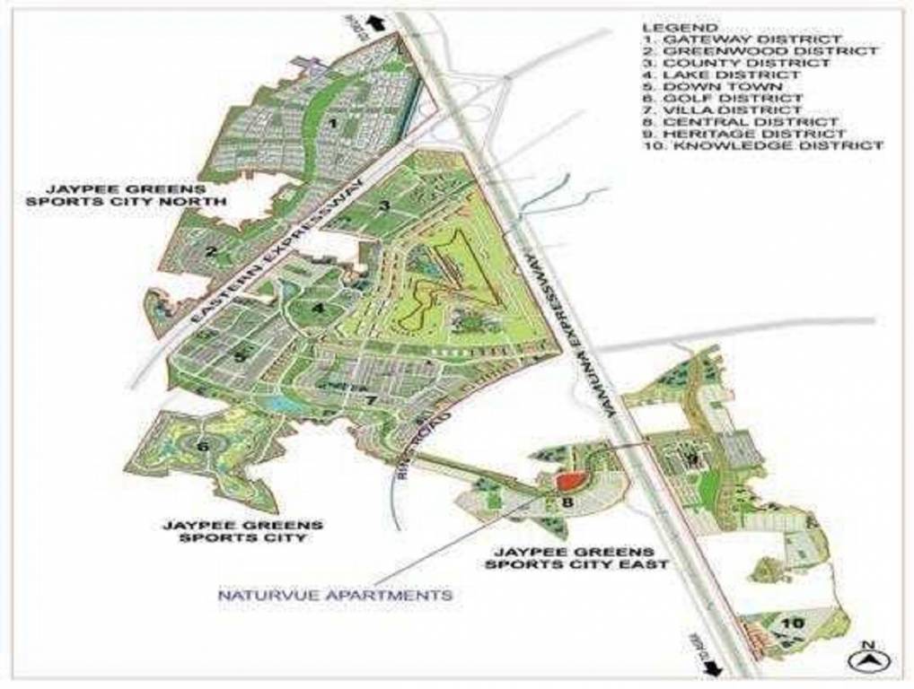 naturvue apartments Location Plan