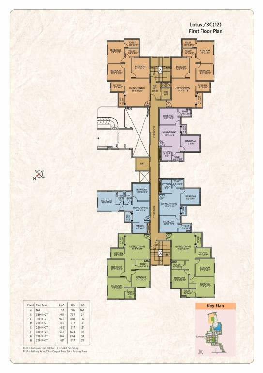  water front Daffodil Cluster Plan