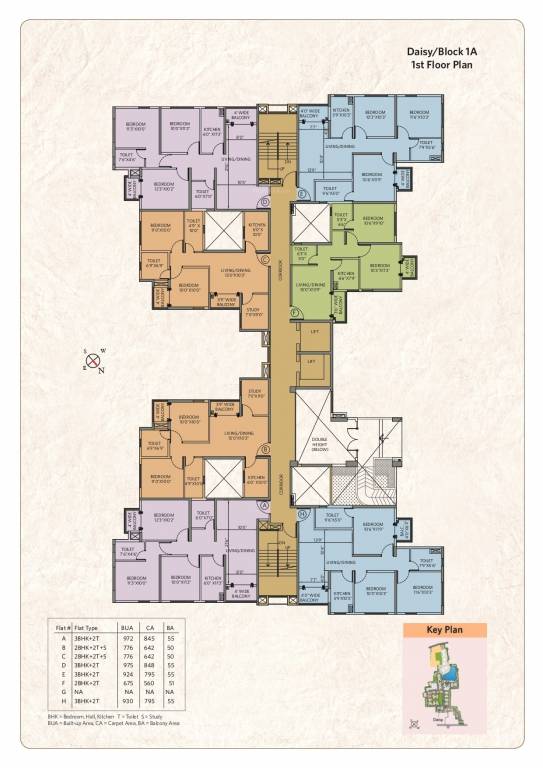  water front Lavender Cluster Plan
