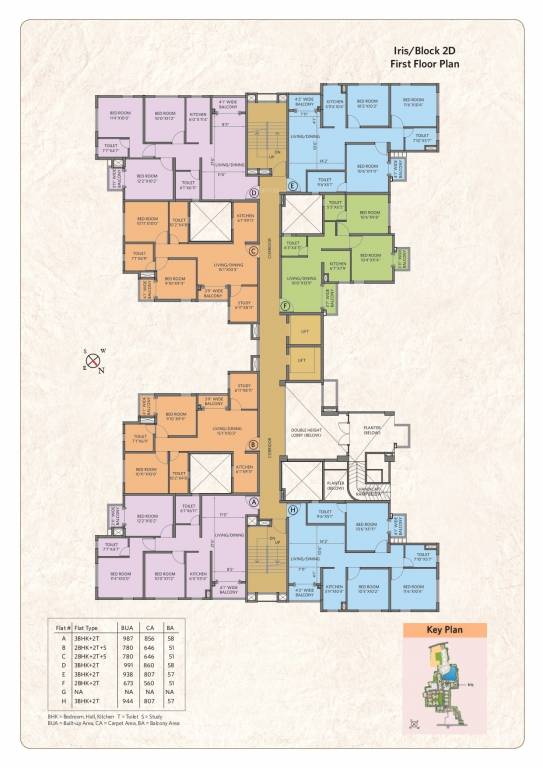  water front Lily Cluster Plan