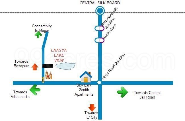 lake view Location Plan