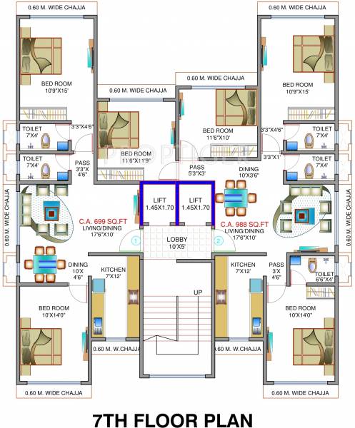 Images for Cluster Plan of Saaga Parijat CHS Images for Cluster Plan of Saaga Parijat CHS