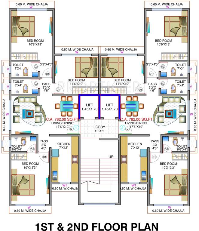 Images for Cluster Plan of Saaga Parijat CHS