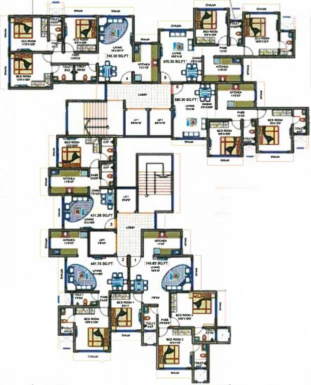 Images for Cluster Plan of Saaga Shri Sai Vishram CHSL