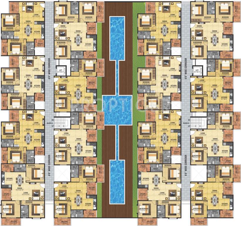  greens Images for Cluster Plan of SLV Greens