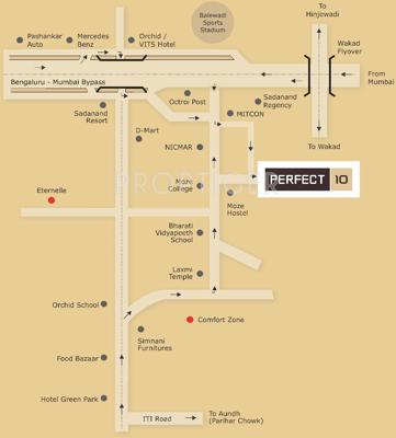  perfect-10 Images for Location Plan of Manav Perfect 10