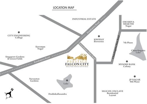  falcon-city Images for Location Plan of Prestige Falcon City