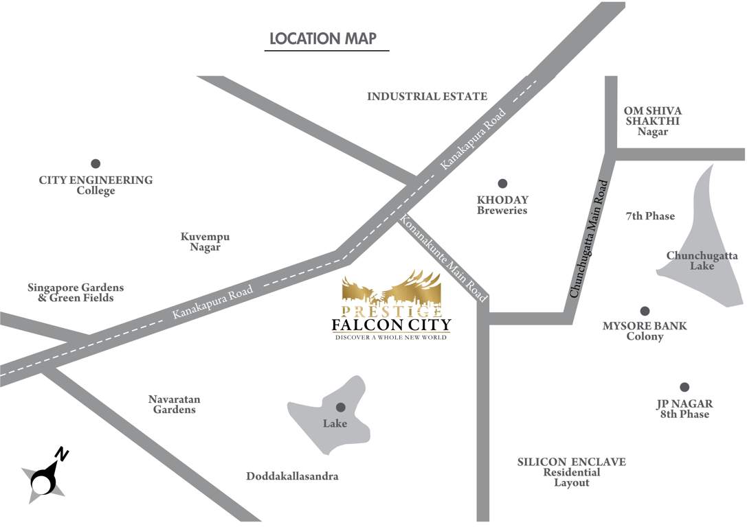  falcon city Images for Location Plan of Prestige Falcon City
