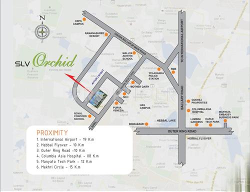  orchid Images for Location Plan of SLV Orchid