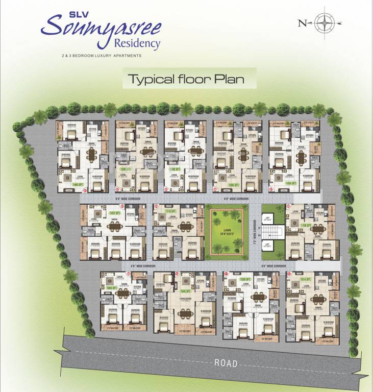 Images for Cluster Plan of SLV Soumyasree Residency