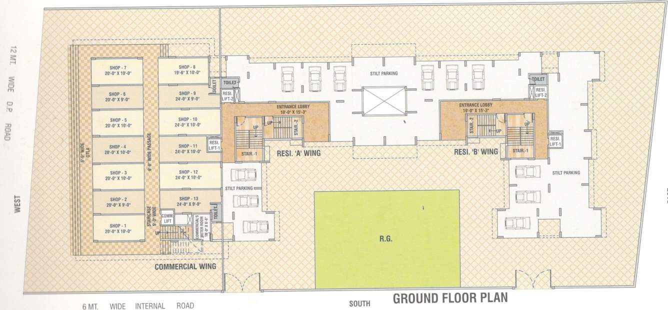  yashwant pride Images for Cluster Plan of Baria Yashwant Pride