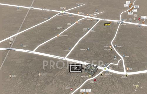 Images for Location Plan of JP Iscon Platinum Images for Location Plan of JP Iscon Platinum