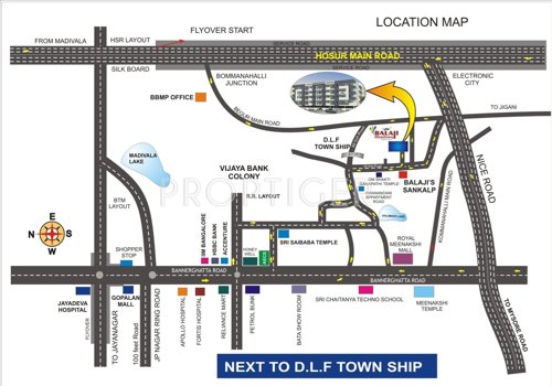 meadows Images for Location Plan of Balaji Meadows