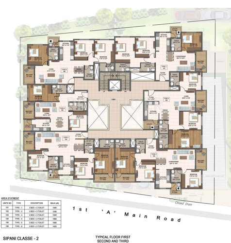  classe Images for Cluster Plan of Sipani Classe