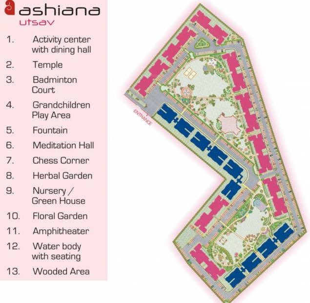  utsav Images for Site Plan of Ashiana Utsav
