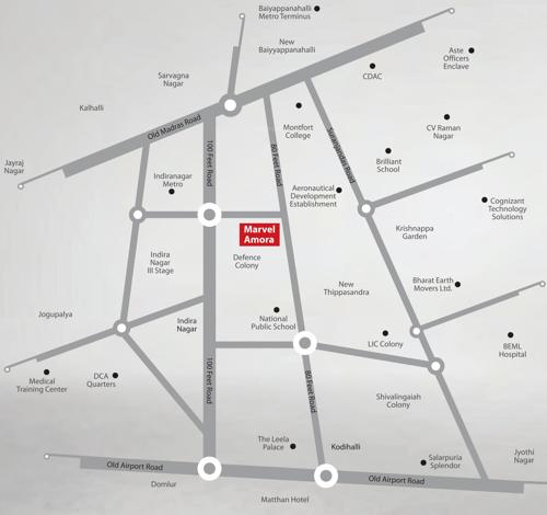  amora Images for Location Plan of Marvel Realtors Amora