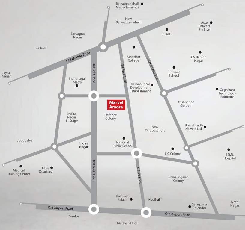  amora Images for Location Plan of Marvel Realtors Amora