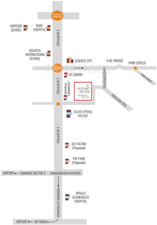 active acres Images for Location Plan of Ruchi Active Acres