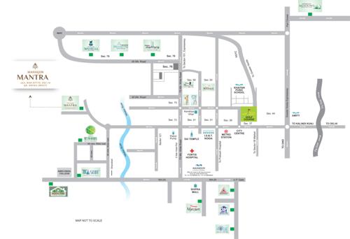  mantra-i Images for Location Plan of Mahagun Mantra