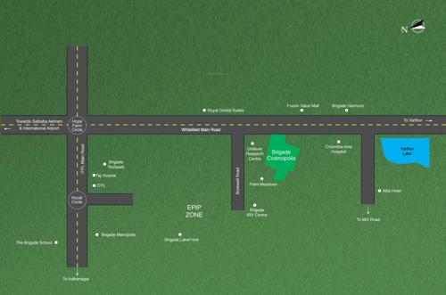  cosmopolis Images for Location Plan of Brigade Cosmopolis