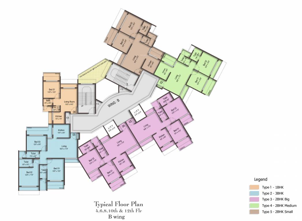  vitevari Wing A Cluster Plan