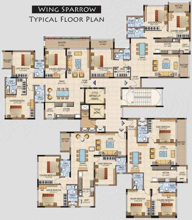  aspire Images for Cluster Plan of Salarpuria Sattva Aspire