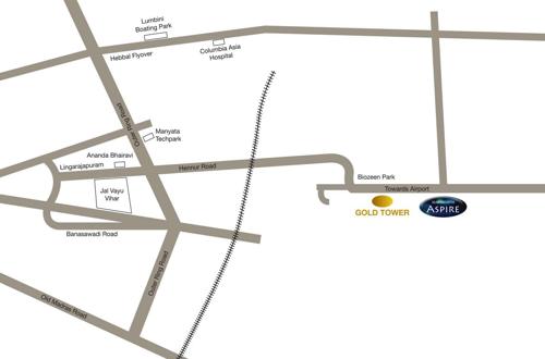  aspire Images for Location Plan of Salarpuria Sattva Aspire