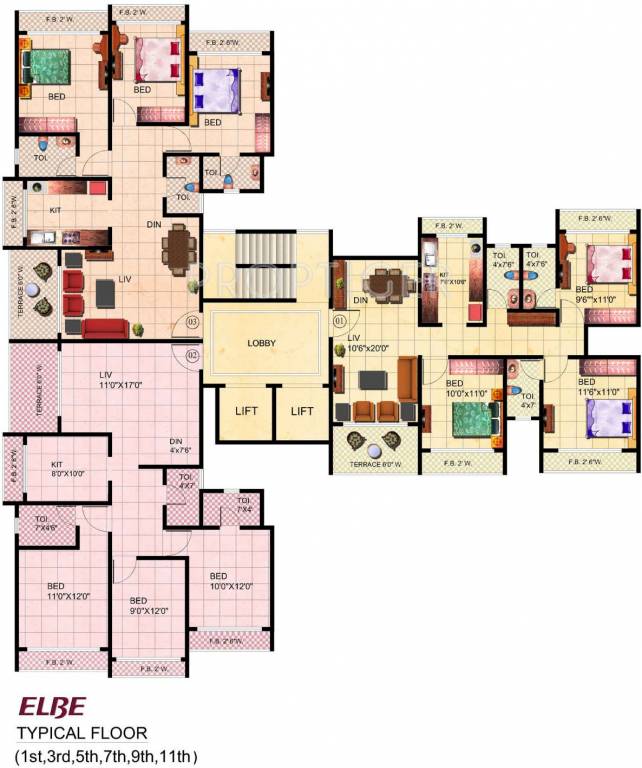 Images for Cluster Plan of Tharwani Riverdale Vista