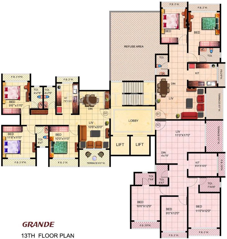 Images for Cluster Plan of Tharwani Riverdale Vista