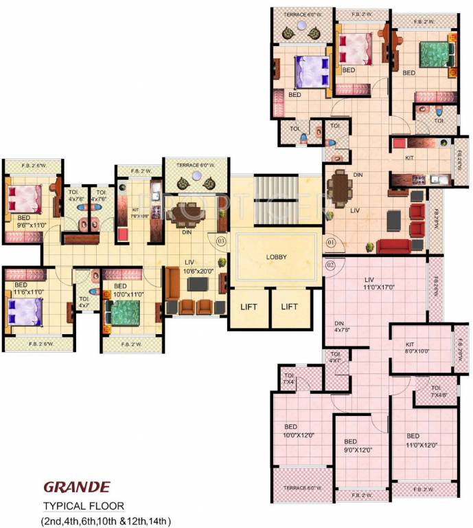 Images for Cluster Plan of Tharwani Riverdale Vista