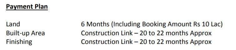 the-north-park Time Linked Payment (TLP) Payment Plan