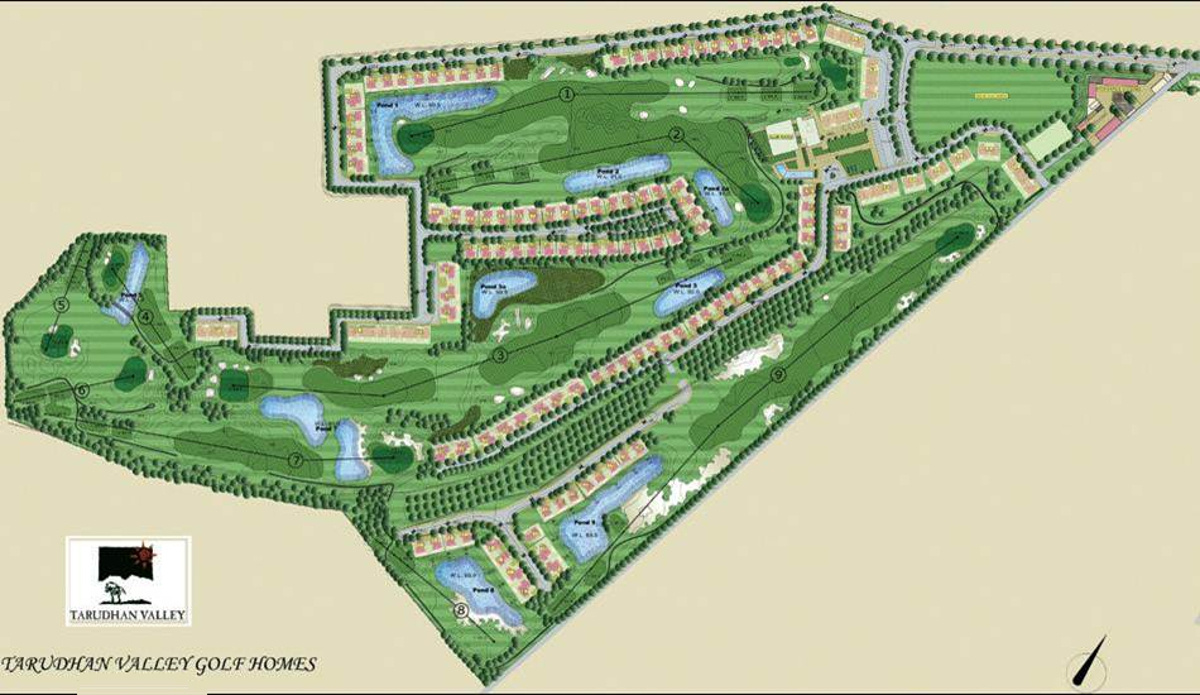 Images for Layout Plan of Silverglades Tarudhan Valley Golf Resort