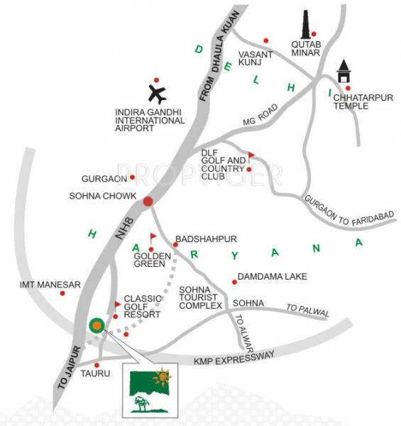Images for Location Plan of Silverglades Tarudhan Valley Golf Resort