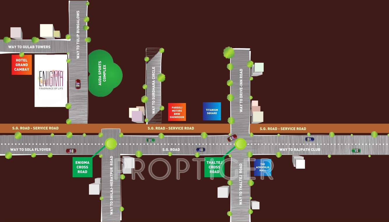  enigma Images for Location Plan of Ajmera Enigma