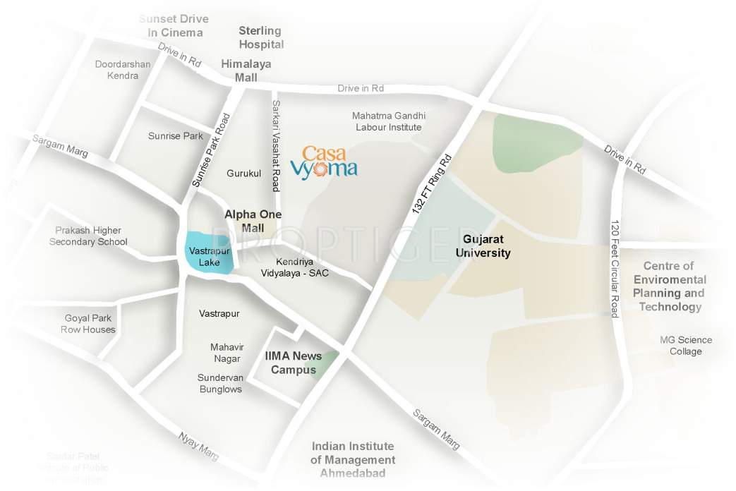  casa vyoma Images for Location Plan of Ajmera And Sheetal Casa Vyoma