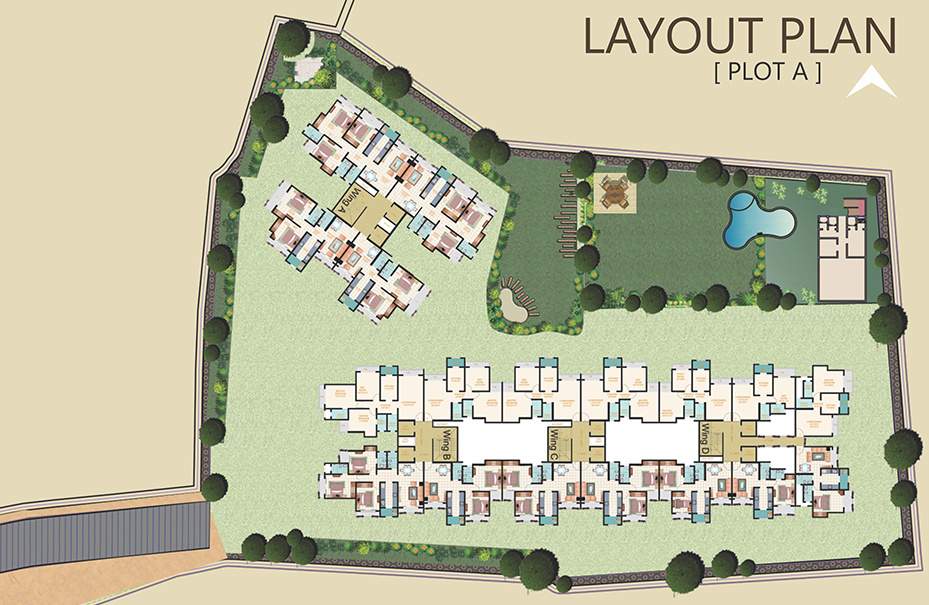 pinnacolo Images for Layout Plan of Kanungo Pinnacolo